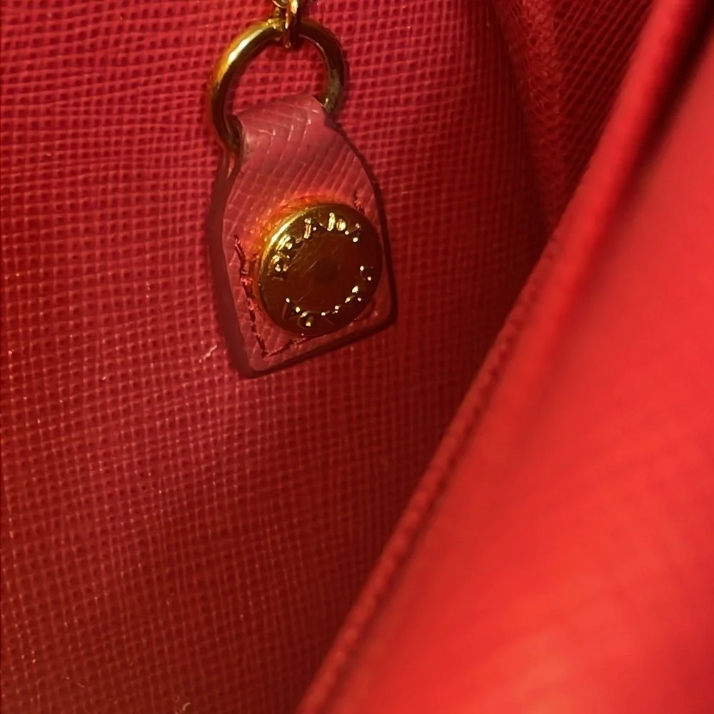 Prada Crimson Leather Wallet Set - Picture 12 of 13